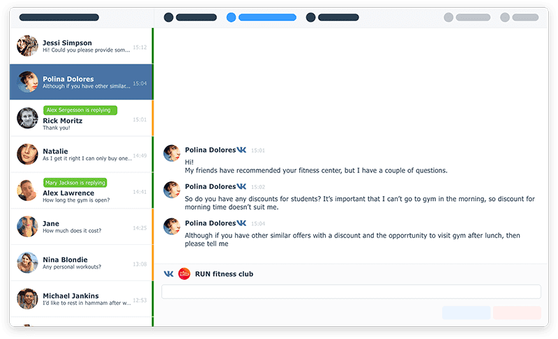 Focus on conversations