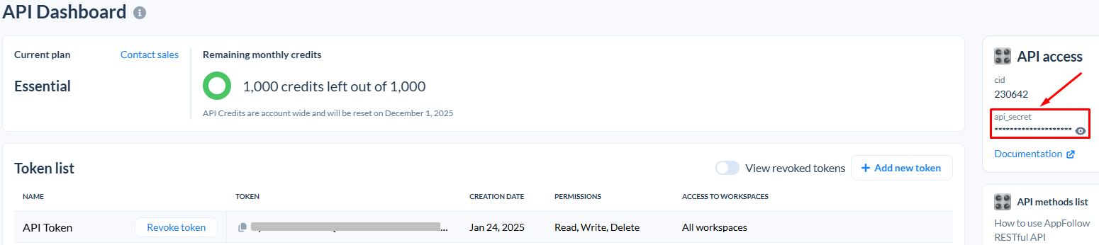 Подключение AppFollow в Angry.Space