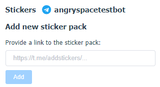 Adding stickers